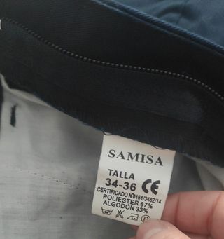 Ropa Laboral: pantalón SAMISA bandas reflectantes