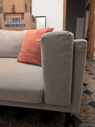 Sofá Nockeby 3 plazas gris