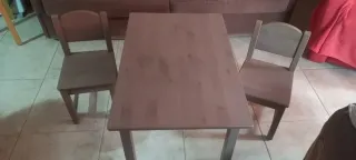 Conjunto mesa y sillas infantiles
