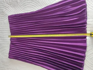 Conjunto de Zara falda plisada y blusa lazo