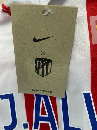 Camiseta Atlético de Madrid Nike Roja y Blanca