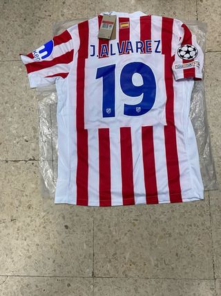 Camiseta Atlético de Madrid Nike Roja y Blanca