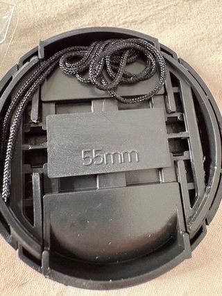 Lote 2 tapas objetivo 55mm