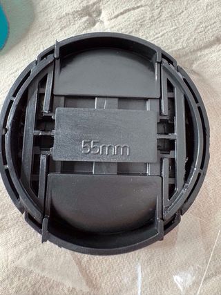 Lote 2 tapas objetivo 55mm