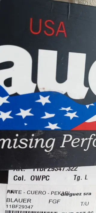 Cazadora Cuero Pekari Beige Talla L