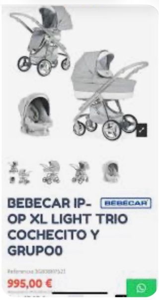 Carro de bebé ip op XL