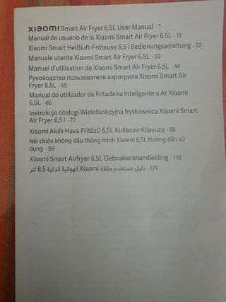 Freidora Xiaomi Smart Air Fryer 6.5L