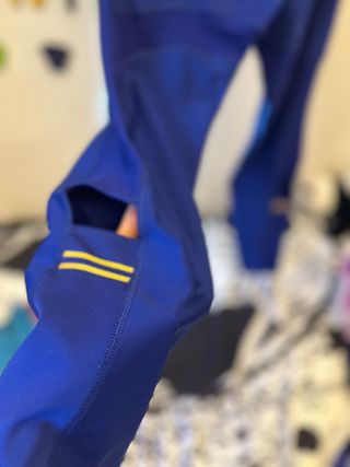 Mallas Nike Azul y Dorado