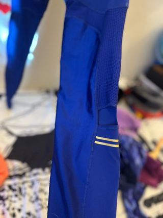 Mallas Nike Azul y Dorado