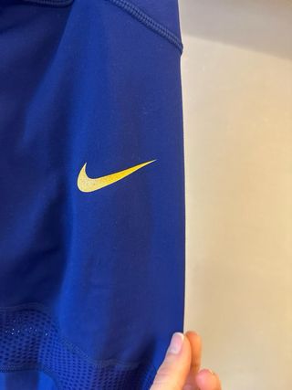 Mallas Nike Azul y Dorado