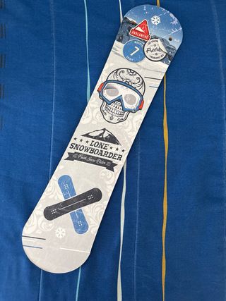 Tabla Snowboard Decorativa Pared Madera