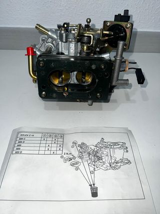 Carburador Solex 28-34 Z10 Renault