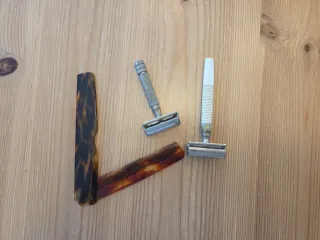 Material barbería antiguo