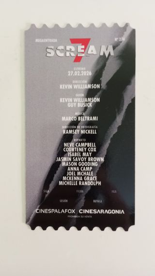 Megaentrada Scream 7