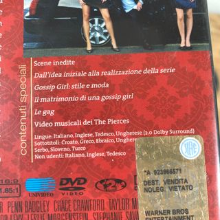 Gossip Girl Stagione 1 2 3 4 dvd