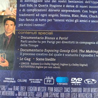 Gossip Girl Stagione 1 2 3 4 dvd