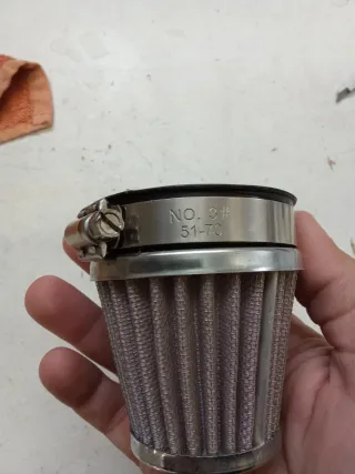 Filtro de potencia cónico