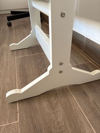 Espejo Joyero de Pie Blanco