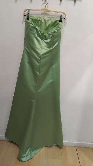 Vestido Pronovias verde pistacho Talla 44