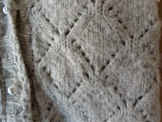 Chaqueta Mango Beige/Topo Talla S