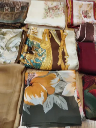 11 Pañuelos Cuadrados Grandes y Medianos