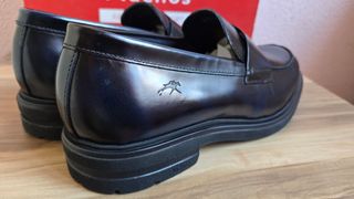 Mocasines Fluchos Azul Marino/ Negro Talla 41