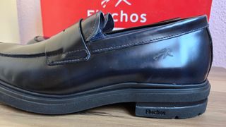 Mocasines Fluchos Azul Marino/ Negro Talla 41