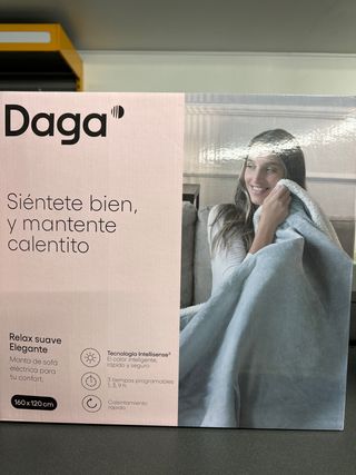 Manta Eléctrica Daga 160x120cm Azul