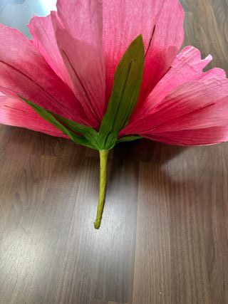 Flor de tela rosa grande Ikea