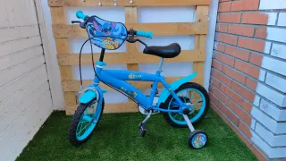 Bicicleta infantil azul Stitch