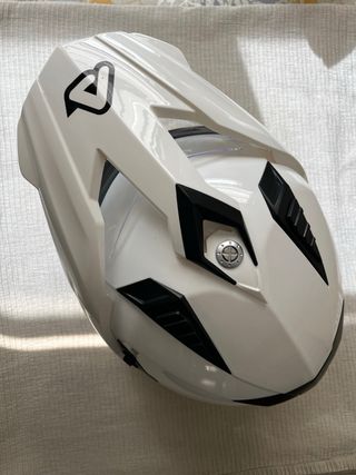 Casco Moto Trail Acerbis Blanco, talla XXL