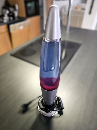 Lampada Lava Vintage Anni '80 Rosa