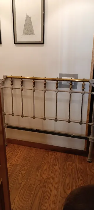 Cama de matrimonio de hierro