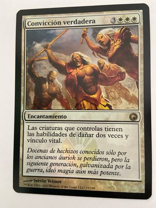 Magic the gathering Convicción Verdadera Foil