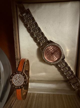 Set Orologio e Bracciale Stile BVLGARI