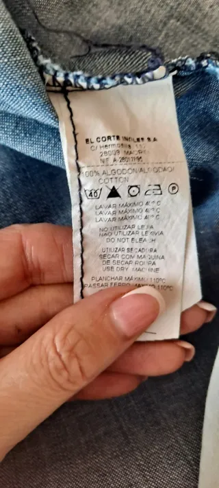 Vestido vaquero Fórmula Joven