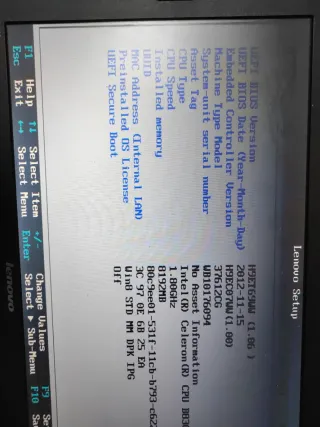 Portátil Lenovo B590 8GB RAM 320GB SATA