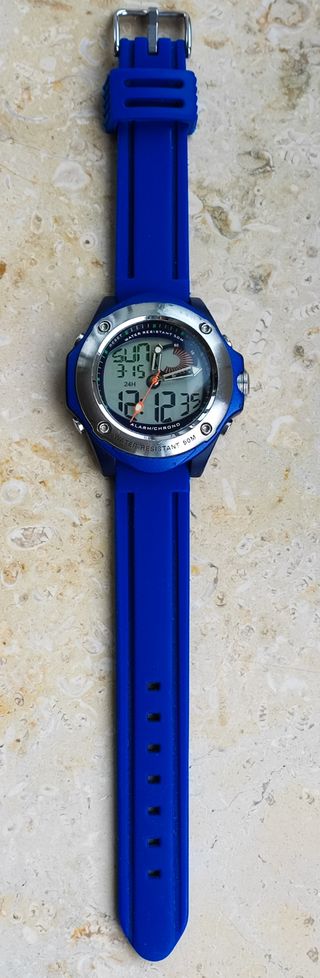 Orologio BEAR Quarzo Analogico/Digitale Blu