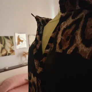 Camicia fantasia leopardata Tg.42 italiana