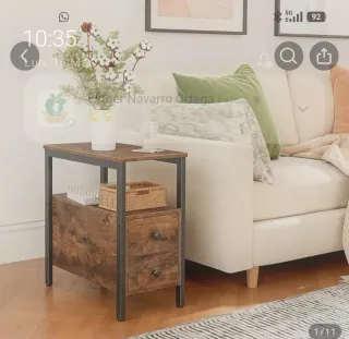 Mesilla Auxiliar Madera y Metal.  Nueva