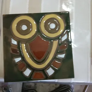 Azulejo decorativo búho