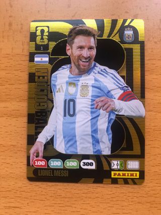 Cromo Lionel Messi Golden Ball Mundial 2026