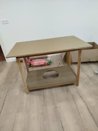 Mesa de camilla rectangular