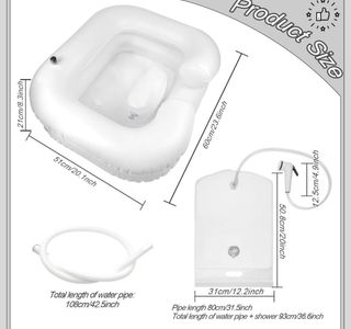 Lavacabezas Hinchable para Baño