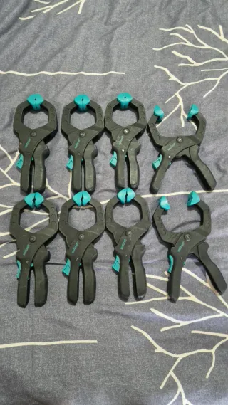 Wolfcraft Pinzas de carraca (8 unidades)