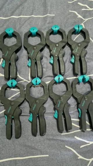 Wolfcraft Pinzas de carraca (8 unidades)