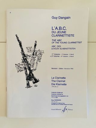 DANGAIN -  L'A.B.C. du jeune clarinettiste, 2.