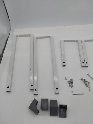 HOOBRO Mesa Auxiliar de Sofá en Forma de C Plegable, Mesa Pequeña de Centro de Estilo Industrial, Mesa de Café con Estante de Al