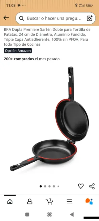 Sartén Doble BRA Tortilla 24cm