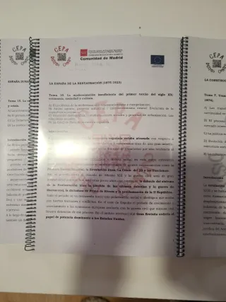 Todo el temario de Historia de España